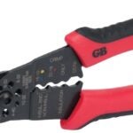 GB GS-370 Wire Stripper, 10 to 22 AWG Wire, 10 to 22 AWG Stripping, 8-1/2 in OAL, High-Leverage Handle