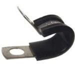 GB PPR-1550 Cable Clamp, 1/2 in Max Bundle Dia, Rubber/Steel, Black Sells in Quantity of 10