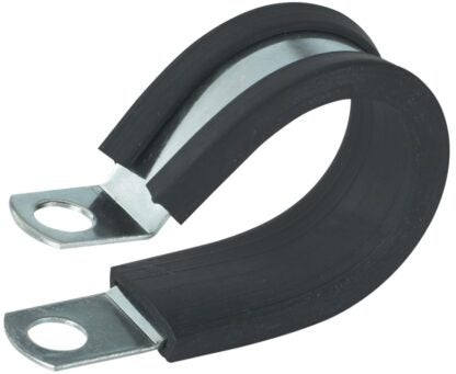 GB PPR-1575 Cable Clamp, 3/4 in Max Bundle Dia, Rubber/Steel, Black Sells in Quantity of 10