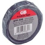 Gardner Bender GTF-600N Friction Tape, 60 ft L, 3/4 in W, Black