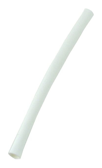 GB HST-187W Heat Shrink Tubing, 3/16 in Expanded, 3/32 in Recovered Dia, 4 in L, Polyolefin, White