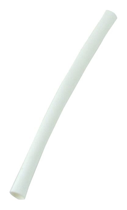 GB HST-125W Heat Shrink Tubing, 1/8 in Expanded, 1/16 in Recovered Dia, 4 in L, Polyolefin, White