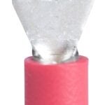 GB 20-112 Spade Terminal, 600 V, 22 to 18 AWG Wire, #8 to 10 Stud, Vinyl Insulation, Red