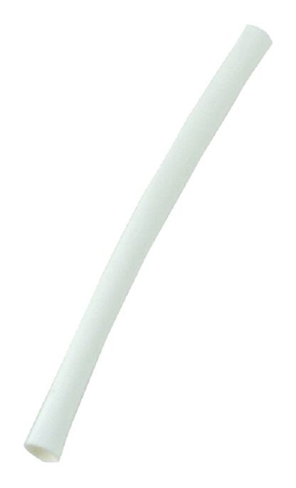 GB HST-093W Heat Shrink Tubing, 3/32 in Expanded, 3/64 in Recovered Dia, 4 in L, Polyolefin, White