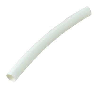 GB HST-750W Heat Shrink Tubing, 3/4 in Pre-Shrink, 3/8 in Post-Shrink Dia, 3 in L, Polyolefin, White