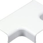 Wiremold C51 Wireway Elbow T-Fitting, Plastic, White