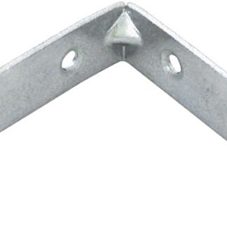 ProSource CB-Z03-013L Corner Brace, 3 in L, 3 in W, 3/4 in H, Steel, Zinc-Plated, 2.6 mm Thick Material Sells in Quantity of 25