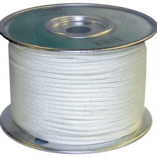 Laser 97232 Starter Cord, 9/64 in Dia, 200 ft L, Nylon, White