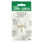 Laser 42905 Starter Cord, 13/64 in Dia, 44 in L, Nylon, White Sells in Quantity of 5