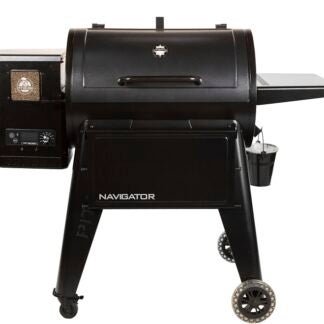 Pit Boss Navigator Series 10547 Wood Pellet Grill, 40,000 Btu, 879 sq-in Primary Cooking Surface, Steel Body