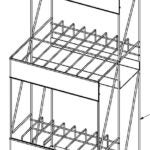 Loxcreen WS09430423 Display Rack, Free-Standing