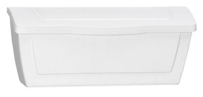 Pro-Df P55000 Small Mailbox, 440 cu-in, Plastic, Textured, White, 15-1/2 in W, 4.13 in D, 6-1/2 in H