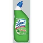 Lysol 34062-FYF Toilet Bowl Cleaner with Bleach, 710 mL Bottle, Liquid, Apple-Like, Blue