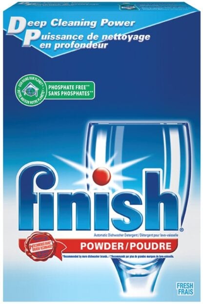 Finish 32037-DIA Dishwasher Detergent, 1.8 kg, Powder, White