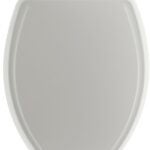 Mayfair 148SLOWA-000/148E Toilet Seat, Elongated, Molded Wood, White, Twist Hinge