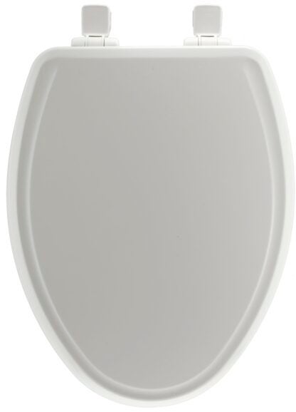 Mayfair 148SLOWA-000/148E Toilet Seat, Elongated, Molded Wood, White, Twist Hinge