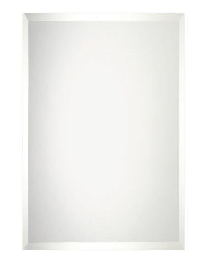 Renin Somerset Series 201280 Frameless Mirror, 30 in W, 48 in H, Rectangle Sells in Quantity of 3