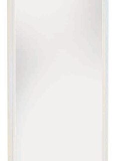 RENIN 206230 Framed Mirror, Rectangular, Plastic Frame, White Frame Sells in Quantity of 10