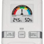 BIOS Weather 258BC Indoor Hygrometer-Thermometer, 14 to 122 deg F Temperature Range, +/-2 deg F Accuracy, Battery