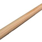 ALEXANDRIA Moulding 00233-20096C1 Round Moulding, 96 in L, 1-9/32 in W, Pine Wood Sells in Quantity of 4