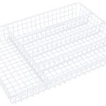 Simple Spaces JI-18W-3L Storage Tray, 14 in W, 10-1/4 in D, Steel