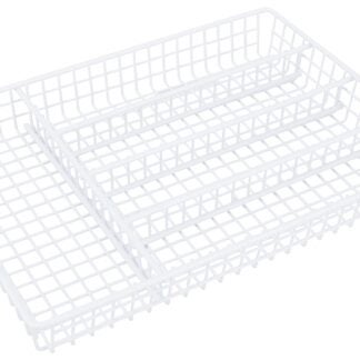 Simple Spaces JI-18W-3L Storage Tray, 14 in W, 10-1/4 in D, Steel