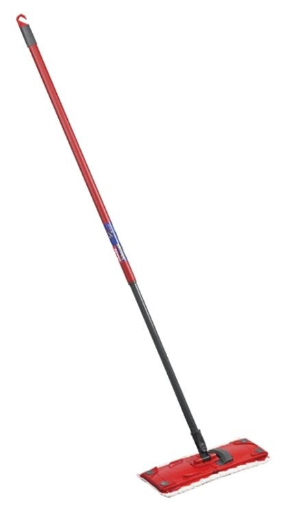 Vileda UltraMax 121228 Flat Mop, Gray/Red/White