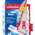 Vileda ProMist MAX 152995 Mop Refill, Microfiber Cloth, Blue/White