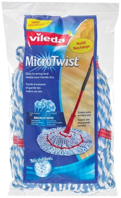 Vileda 148242 Microtwist Mop Refill, Microfiber