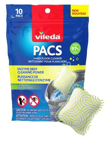 CLEANER FLOOR HARD PACS CITRUS