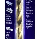 Vulcan 220551OR Jobber Drill Bit, 13/32 in Dia, 5-1/4 in OAL, 3-Flat, Reduced Shank