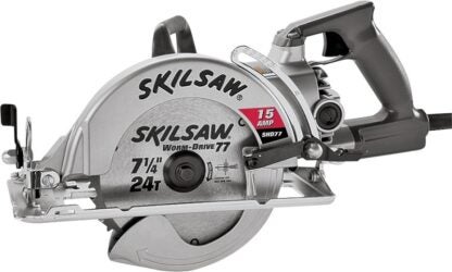 Skil SPT77W-22 Circular Saw, 15 A, 7-1/4 in Dia Blade, 0.812 in Arbor, 51 deg Bevel