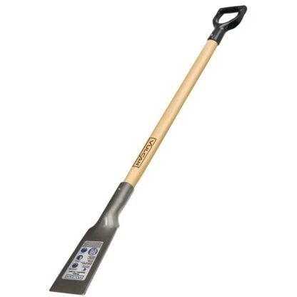 Vulcan 34551 SCR-4D Heavy-Duty Sidewalk Scraper, 4 in W Blade, Steel Blade, Wood Handle, D-Shaped Handle