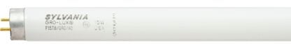 Sylvania 21657 Fluorescent Bulb, 15 W, T8 Lamp, Medium Lamp Base, 325 Lumens, 7500 hr Average Life Sells in Quantity of 6