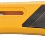 Olfa 1090486 Knife Slitter, Steel Blade, Standard Grip Handle, Black/Yellow Handle