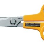 Olfa 9766 Scissor, 7 in OAL, 5 in L Cut, Stainless Steel Blade, Symmetrical Handle