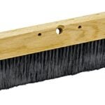 Marshalltown 847 Concrete Broom, 36 in OAL, Polypropylene Bristle, Black Bristle, Hardwood Handle