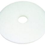 North American Paper 420514 Polishing Pad, White Sells in Quantity of 5