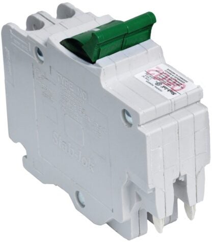 Square D NC0230CP Circuit Breaker, NC, 30 A, 2 -Pole, 240 V, Plug Mounting, Green