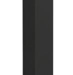 Imperial P214622 Stair Post, 2 in L, 2 in W, 46-1/2 in H, Aluminum, Black