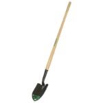 Landscapers Select 34607 Shovel, Steel Blade, Wood Handle, Long Handle, 45 in L Handle