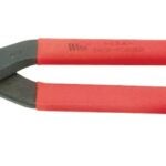 Crescent Wiss WDF12S Tinner Snip, 12.28 in OAL, 2-3/4 in L Cut, Long, Straight Cut, Steel Blade, Black/Rawhide Handle