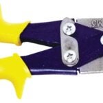 Crescent Wiss M3R Aviation Snip, 9-3/4 in OAL, Straight Cut, Molybdenum Steel Blade, Non-Slip Grip Handle, Yellow Handle