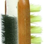 Crescent Nicholson 21467 File Card and Brush, 10 in L, Steel/Wood