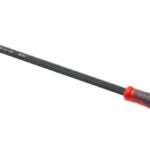 Crescent CODE RED Series DB30X Pry Bar, 30 in L, Flat End, Nail Slot Tip, Steel, Black, 4-1/8 in W