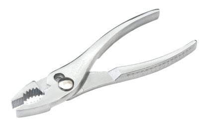 Crescent Combination Slip Joint Plier, Knurled, Non-cushion Handle, 1 in Alloy Steel Curved Jaw, 6-1/2 in OAL, Carded