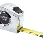 Crescent Lufkin P2125N Tape Measure, 25 ft L Blade, 1 in W Blade, Steel Blade, Chrome Case