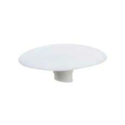 Richelieu BP760030 Screw Cap Cover, For: #6 Screw with #1 Square Drive, Plastic, White