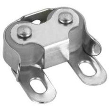 Richelieu BP55102G Double Roller Catch, 31/32 in W x 31/32 in D Catches, Metal, Zinc