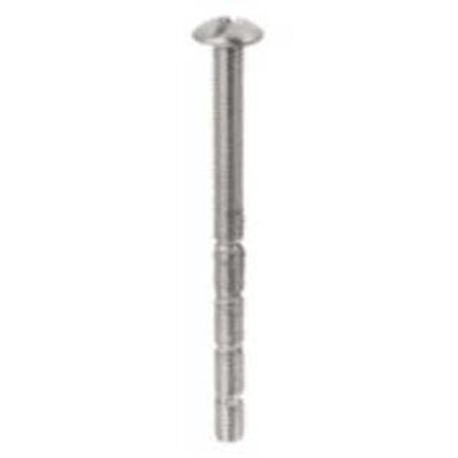 Richelieu BP2900 Machine Screw, 2 in L, Imperial Thread, Large Truss Head, Type B Point, Steel, Zinc-Plated, 12 BAG